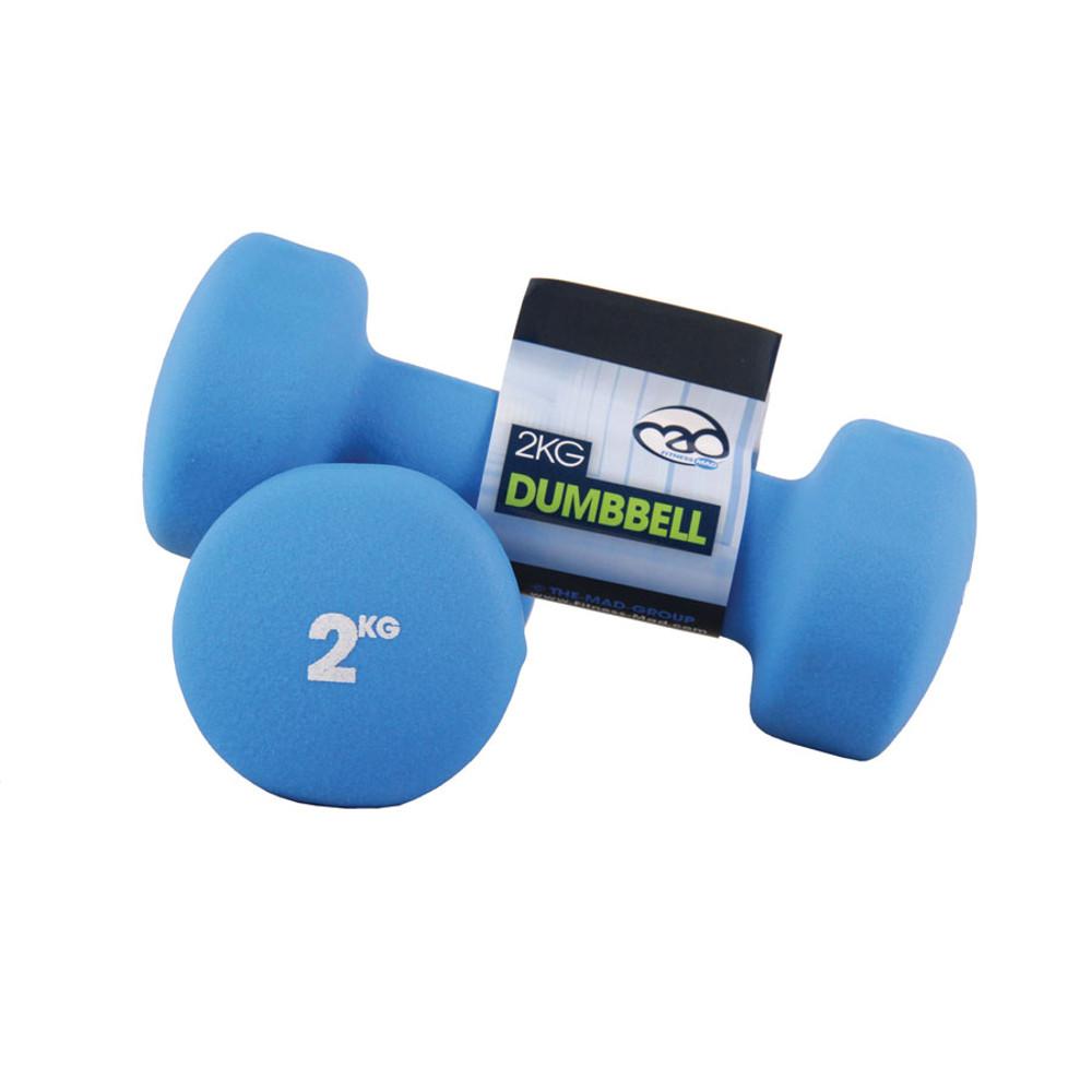 Fitness Mad Neoprene Dumbbell Set x 0.5kg 5kg