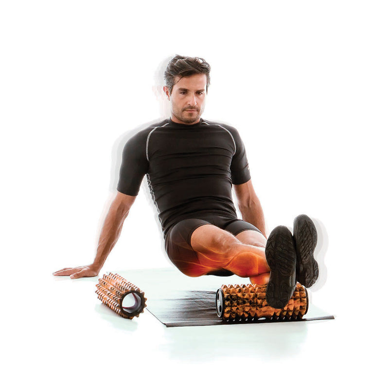 2 in 1 Pyramid Roller and Exercise Mat targets specific trigger point areas to help relieve muscular aches and pains.