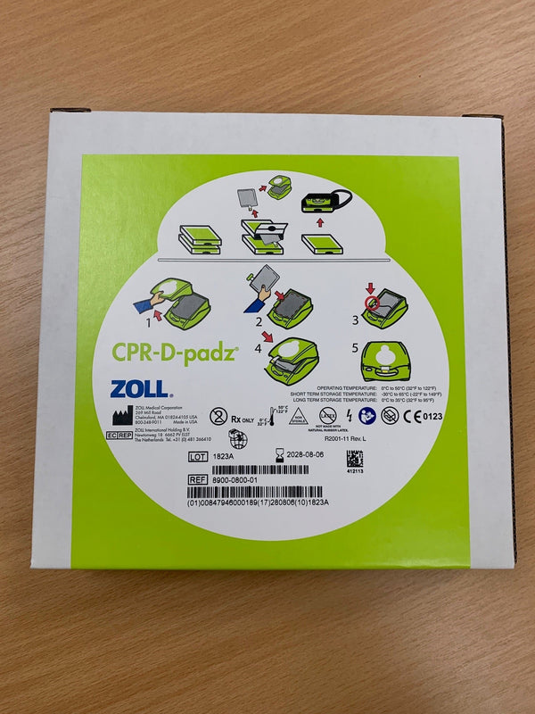 AED Zoll Plus Adult CPD-D Replacement Padz with rescue - Electrodes