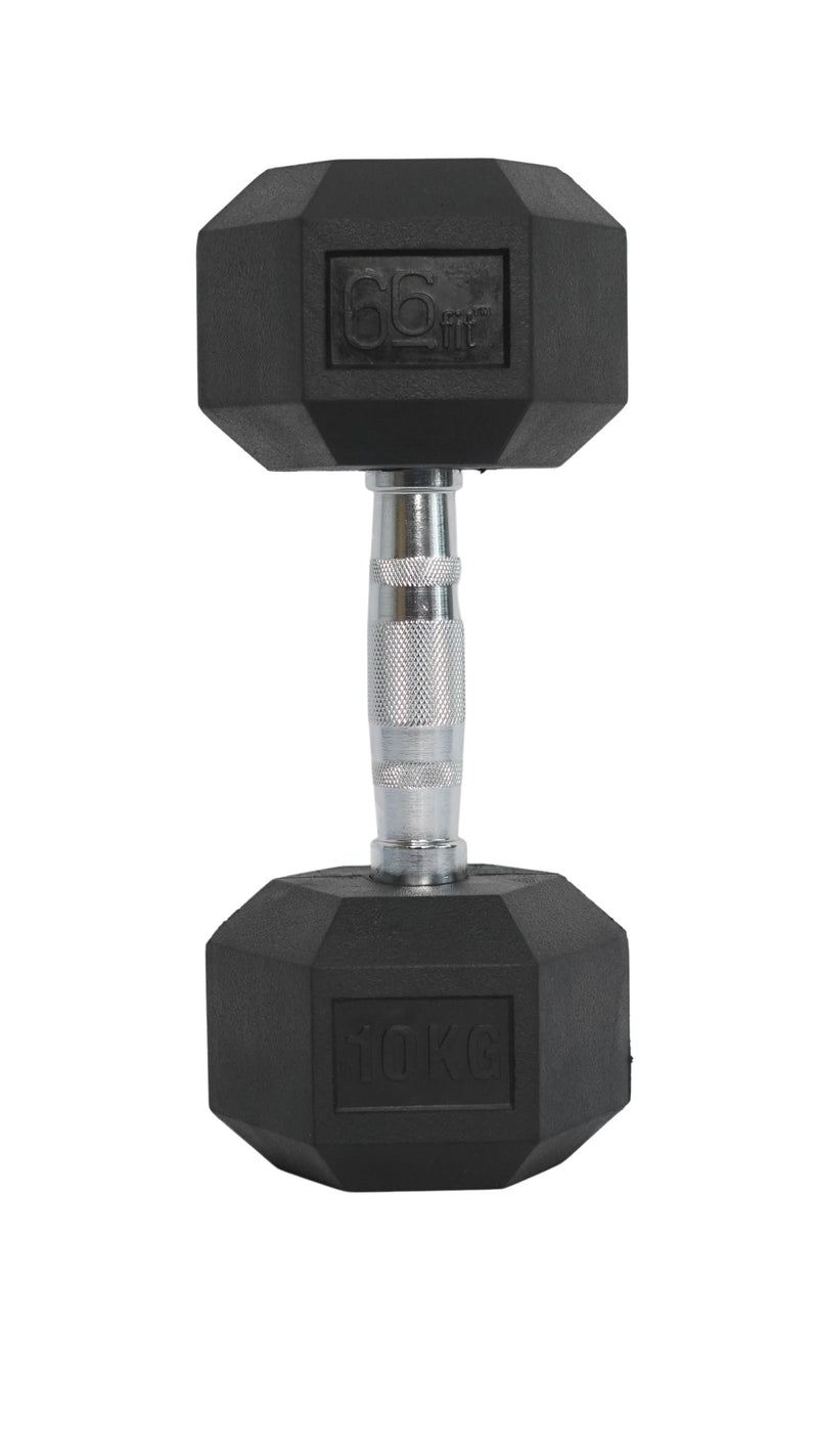 66fit Hexagonal Dumbbells 2.5kg - 20kg (Sold in Pairs)