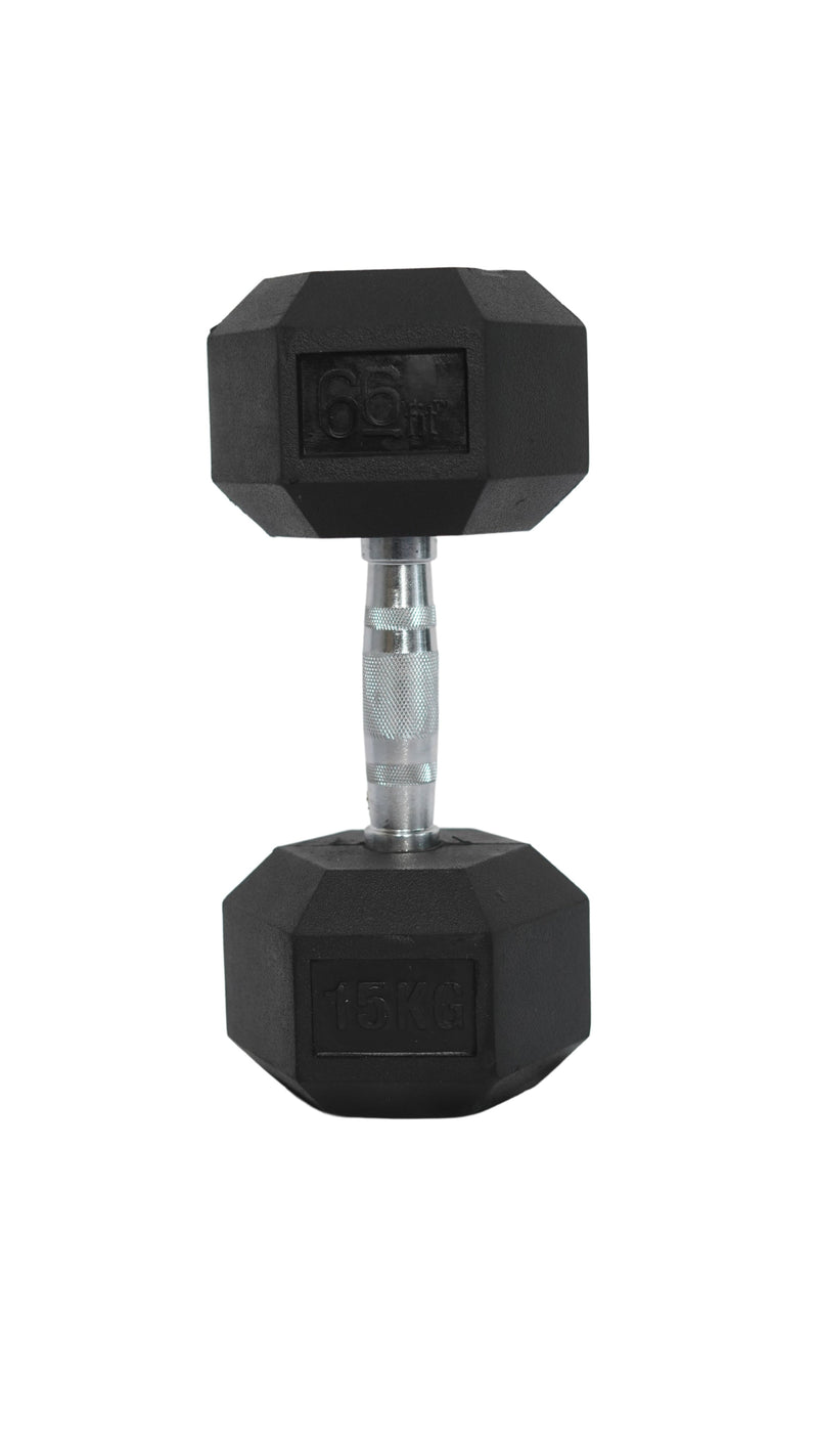 66fit Hexagonal Dumbbells 2.5kg - 20kg (Sold in Pairs)