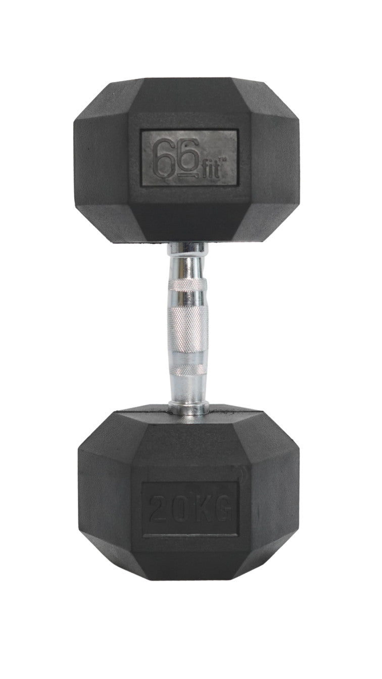 66fit Hexagonal Dumbbells 2.5kg - 20kg (Sold in Pairs)