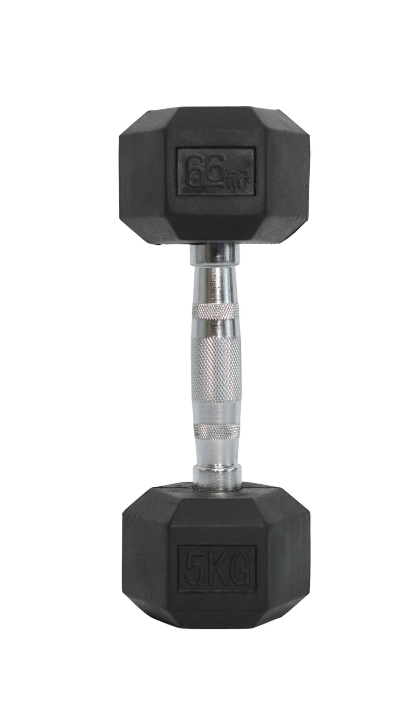 66fit Hexagonal Dumbbells 2.5kg - 20kg (Sold in Pairs)