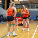 66BANDLP 66fit Exercise Resistance Band Loops 55cm Action Shot2