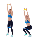 66BANDLP 66fit Exercise Resistance Band Loops 55cm Action Shot5