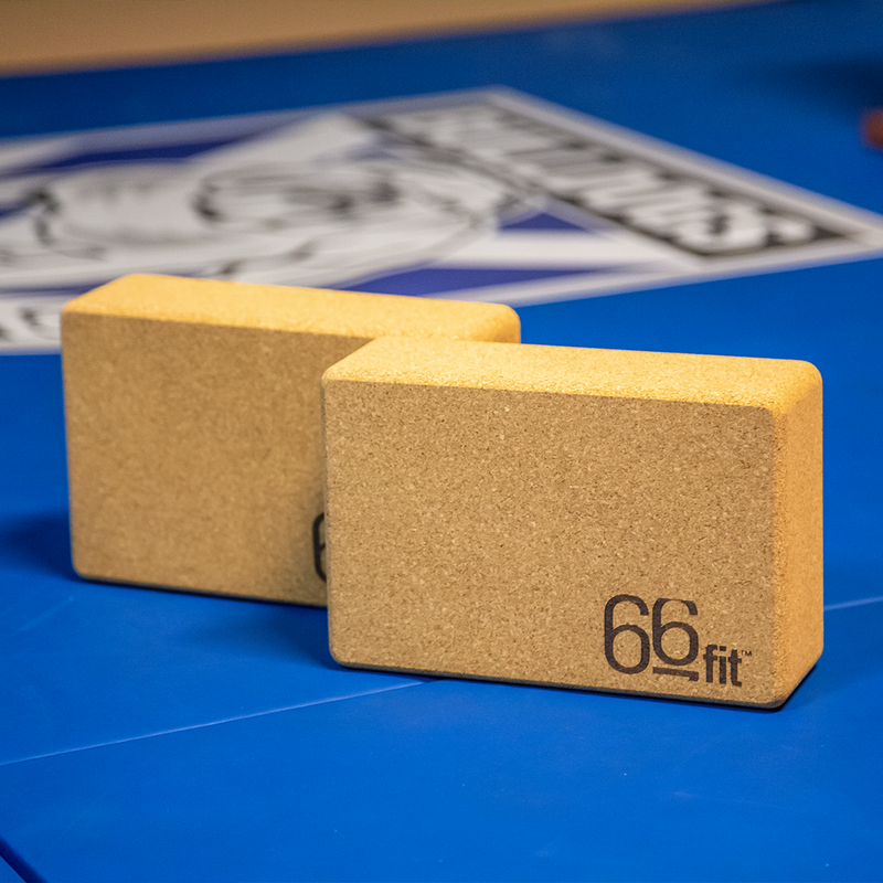 66fit Essence Cork Yoga Block