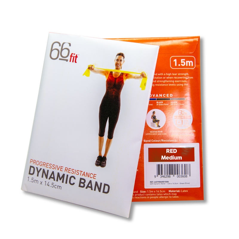 66fit Dynamic Exercise/Resistance Band - 1.5 Metre