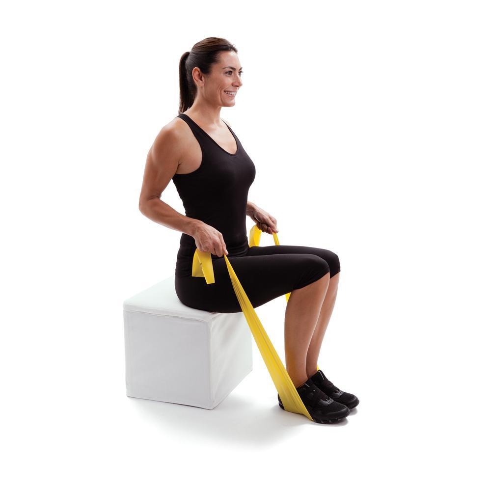 Natural Rubber Resistance Band - 5ft Exercise Band For Yoga, Physical Therapy & Home Workouts - View #5