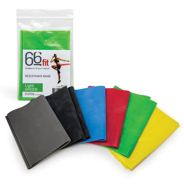 66fit Exercise/Resistance Band 1.5m Box Of 30