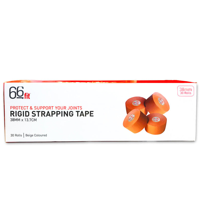 66fit Rigid Strapping Tape 38mm x 13.7cm - Box of 30 Rolls