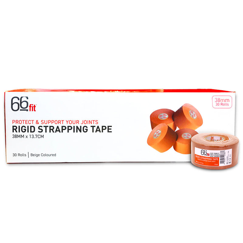 66fit Rigid Strapping Tape 38mm x 13.7cm - Box of 30 Rolls