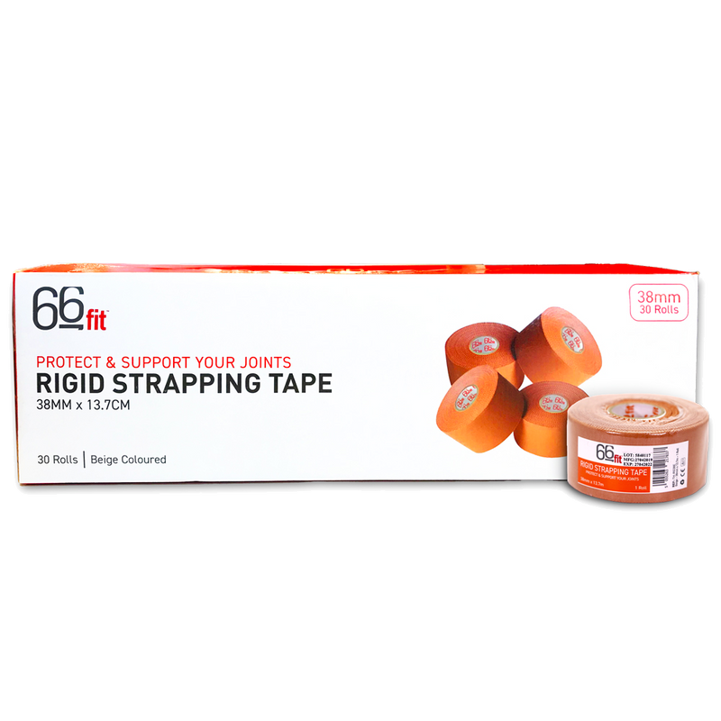 66fit Rigid Strapping Tape 38mm x 13.7cm - Box of 30 Rolls