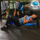 66fit Yoga Back Wheel - Pink White 12"