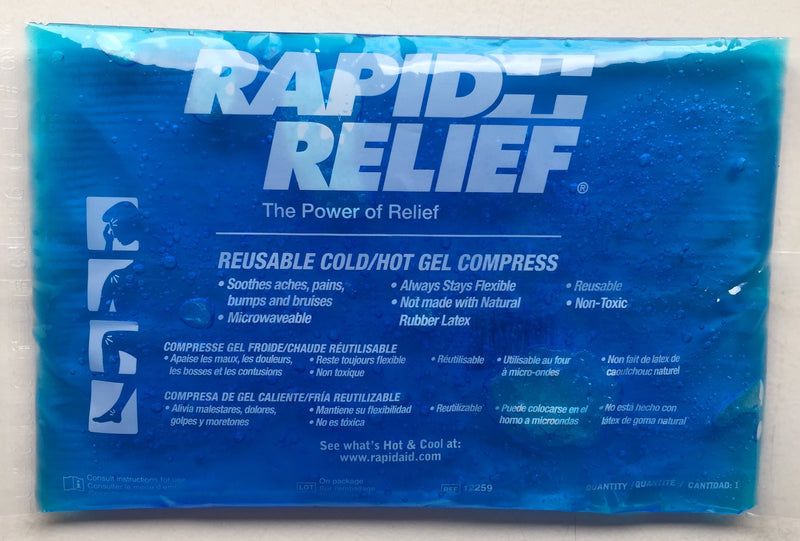 Rapid Relief Reusable Hot/Cold Gel Compress