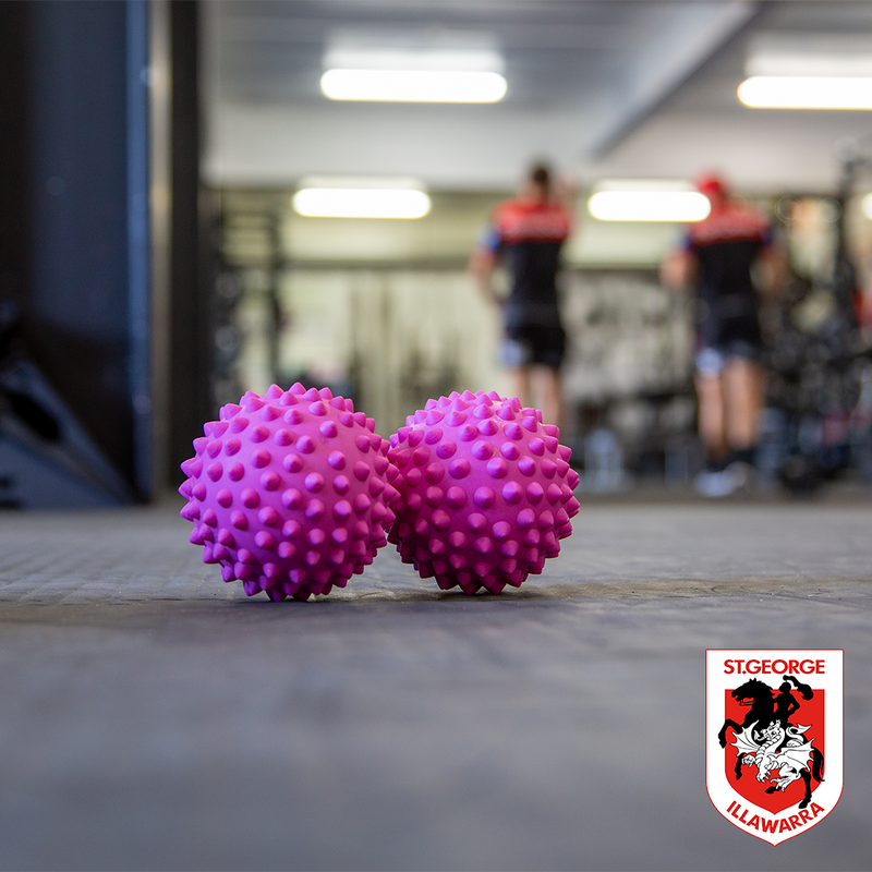 66fit Spikey Massage Balls 9cm - Box of 24