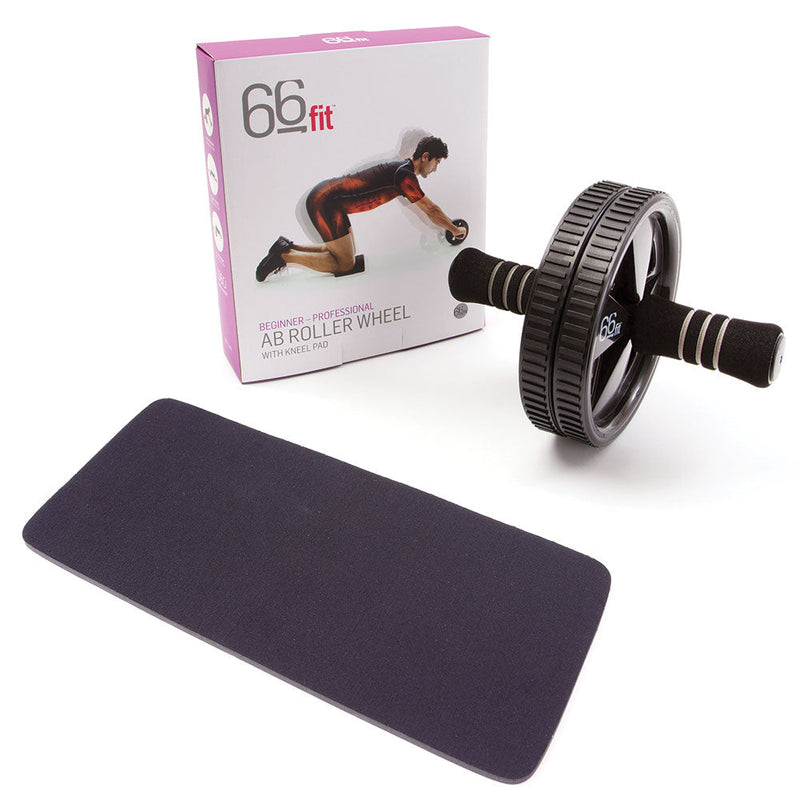 66fit Abdominal Roller Wheel With Kneel Pad