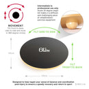 66fit Wooden Balance Board - Pvc Surface - 40cm