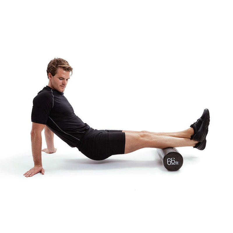 66fit Foam Roller Black - 15cm x 45cm