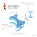 66fit Contoured Swimming Pull Buoy Float