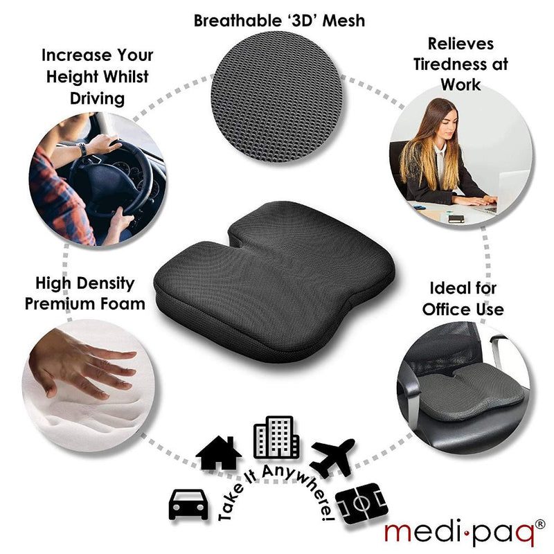 Medipaq®️ Freedom Wedge Cushion - Premium Support For Coccyx Pain