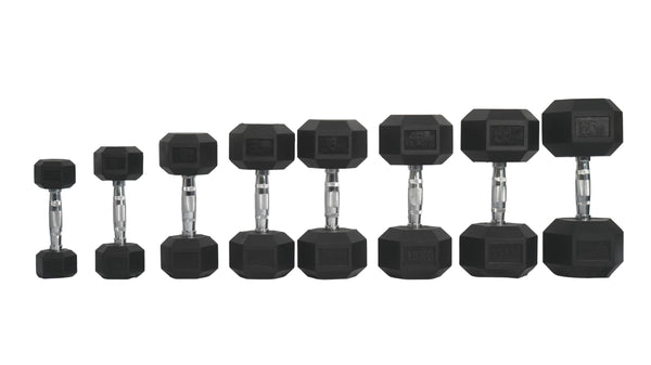 66fit Hexagonal Dumbbells 2.5kg - 20kg (Sold in Pairs)