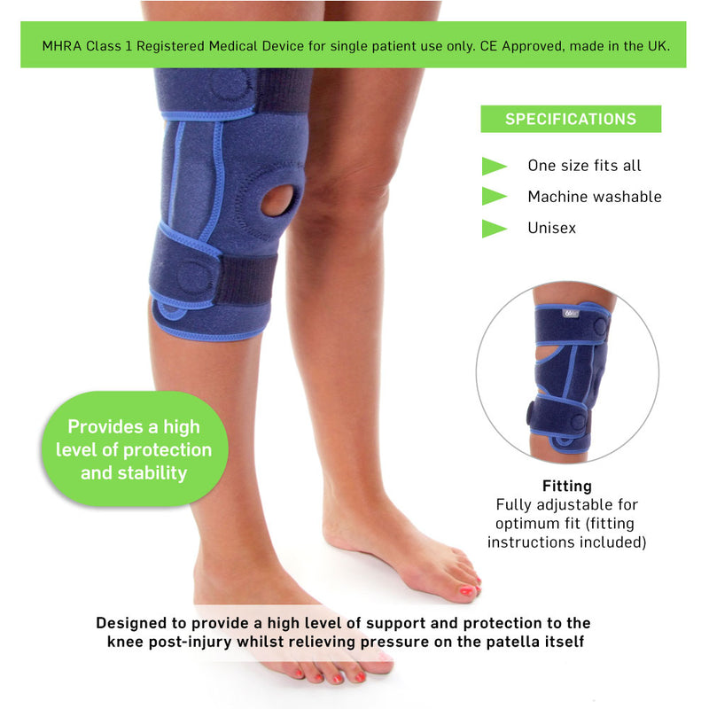 66fit Elite Stabilized Hinged Knee Support
